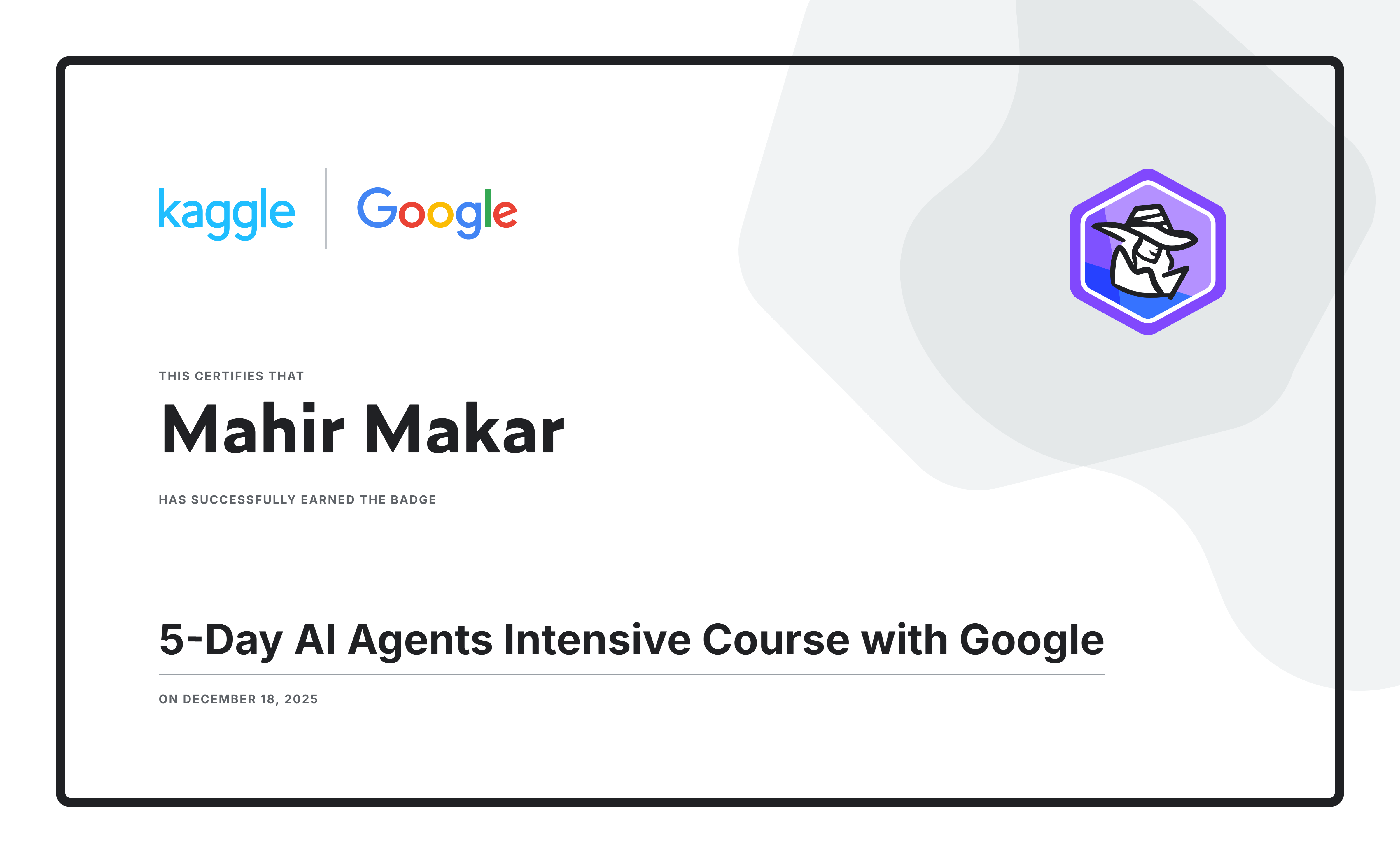Google Certificate